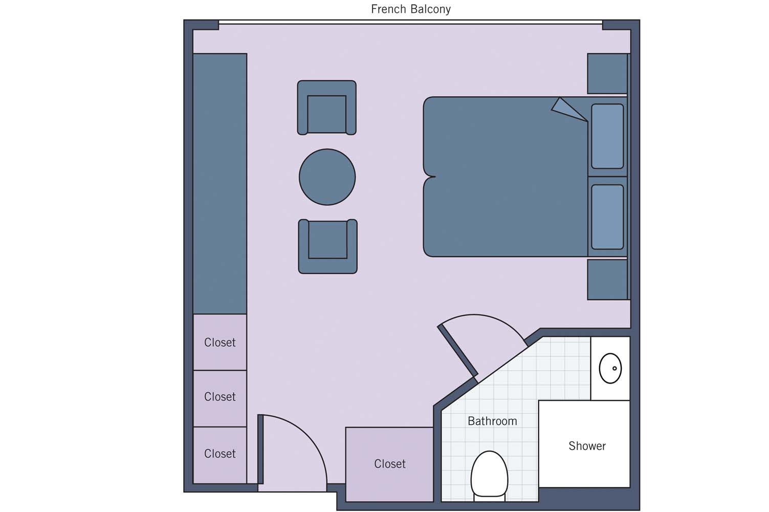 UNI River Beatrice Suite floor plan